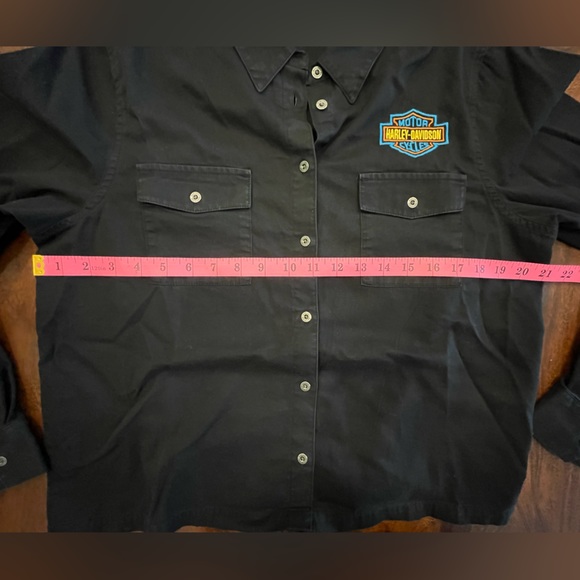 Harley Davidson Women’s Collared long sleeve - Picture 9 of 10